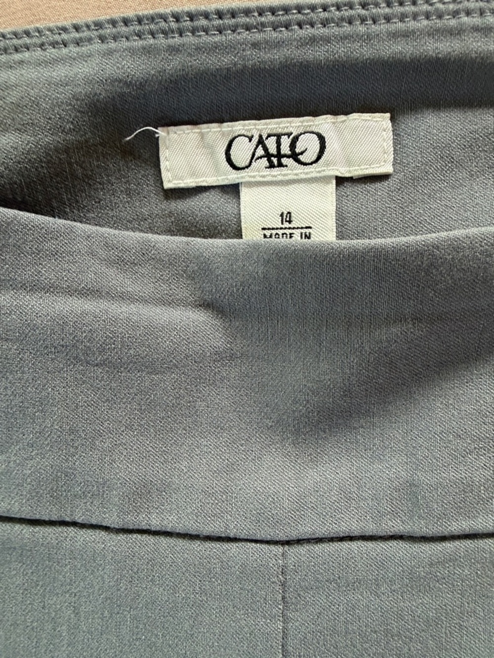 Cato Slate Gray Pull-On Pants - Picture 2 of 6